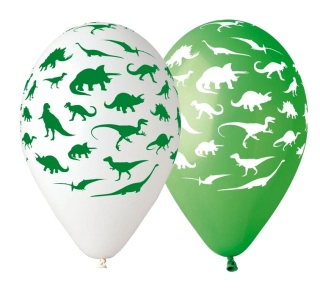 DINOSAURUS balónky, 12 palců / 5 ks.