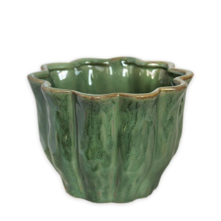 Obal porcelán pr.14,8cm zelená