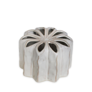 Váza porcelán 12,5cm krém