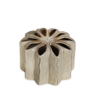 Váza porcelán 12,5cm béžová