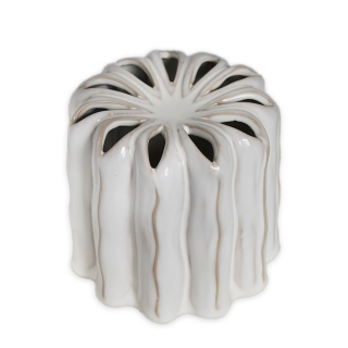Váza porcelán 18,5cm krém