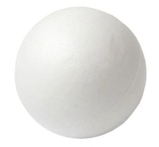 Polystyrenová koule 30 cm – extra velký základ pro dekorace a aranžování